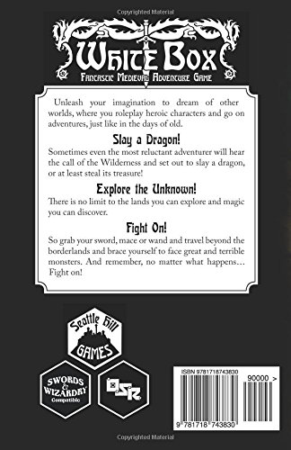 White Box: Epic Medieval Fantasy Adventure Tabletop RPG Game - Perfect for Game Nights, Roleplaying & Storytelling