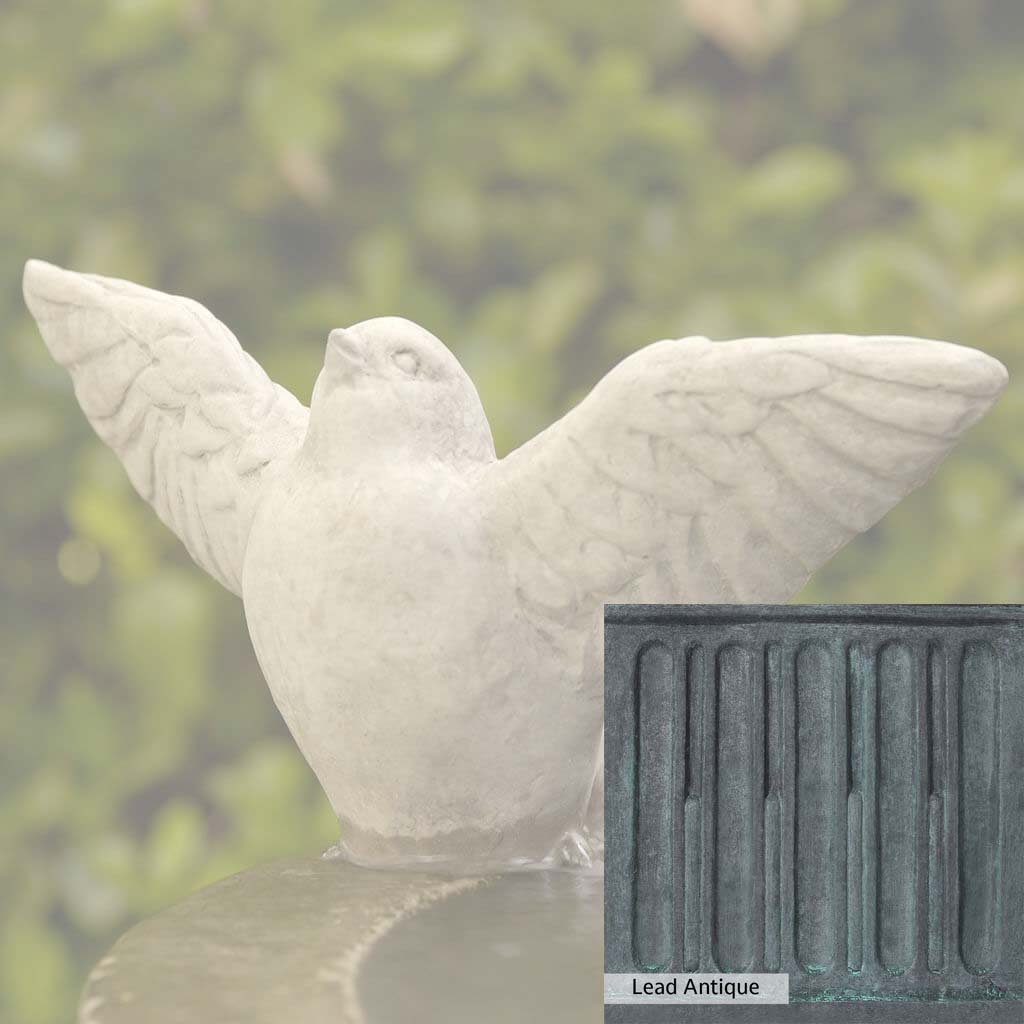 Campania International Flutter Bird Statue - Elegant Garden Decor for Outdoor & Indoor Use - Perfect for Patio, Yard, and Home Decoration