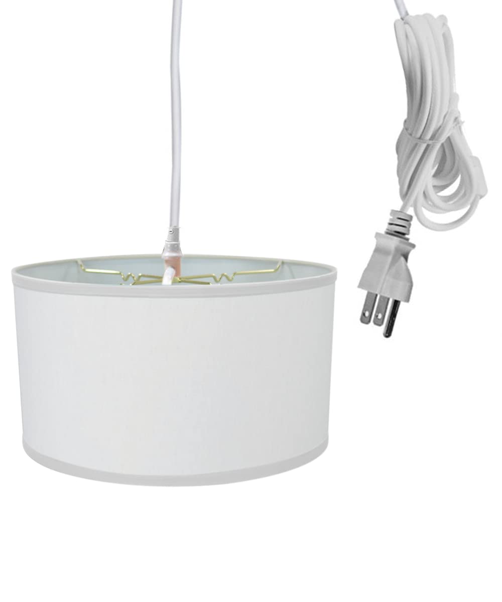 1 Light Swag Plug-in Pendant Light with 18