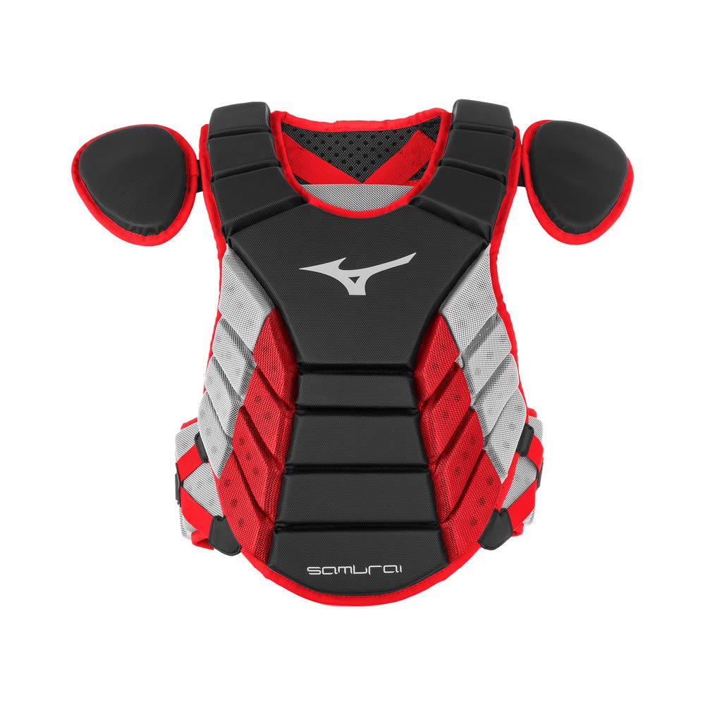 Mizuno Samurai Baseball Chest Protector - Youth & Adult Catcher Gear for Baseball & Softball - Lightweight & Durable Protection for Training & Games