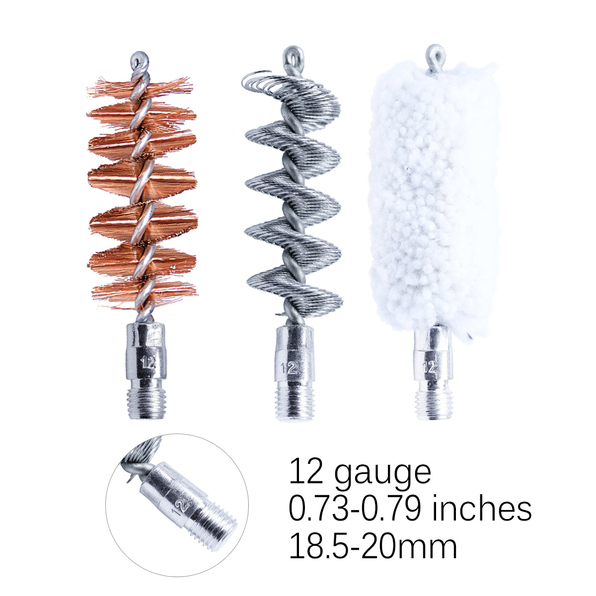 Premium Gun Cleaning Kit - Solid Brass Jag, Phosphor Bronze & Nylon Brushes, Chamber & Tornado Brushes | Complete Firearm Maintenance Set for Pistols, Rifles & Shotguns | Perfect for Hunting, Range Shooting & Gun Safety