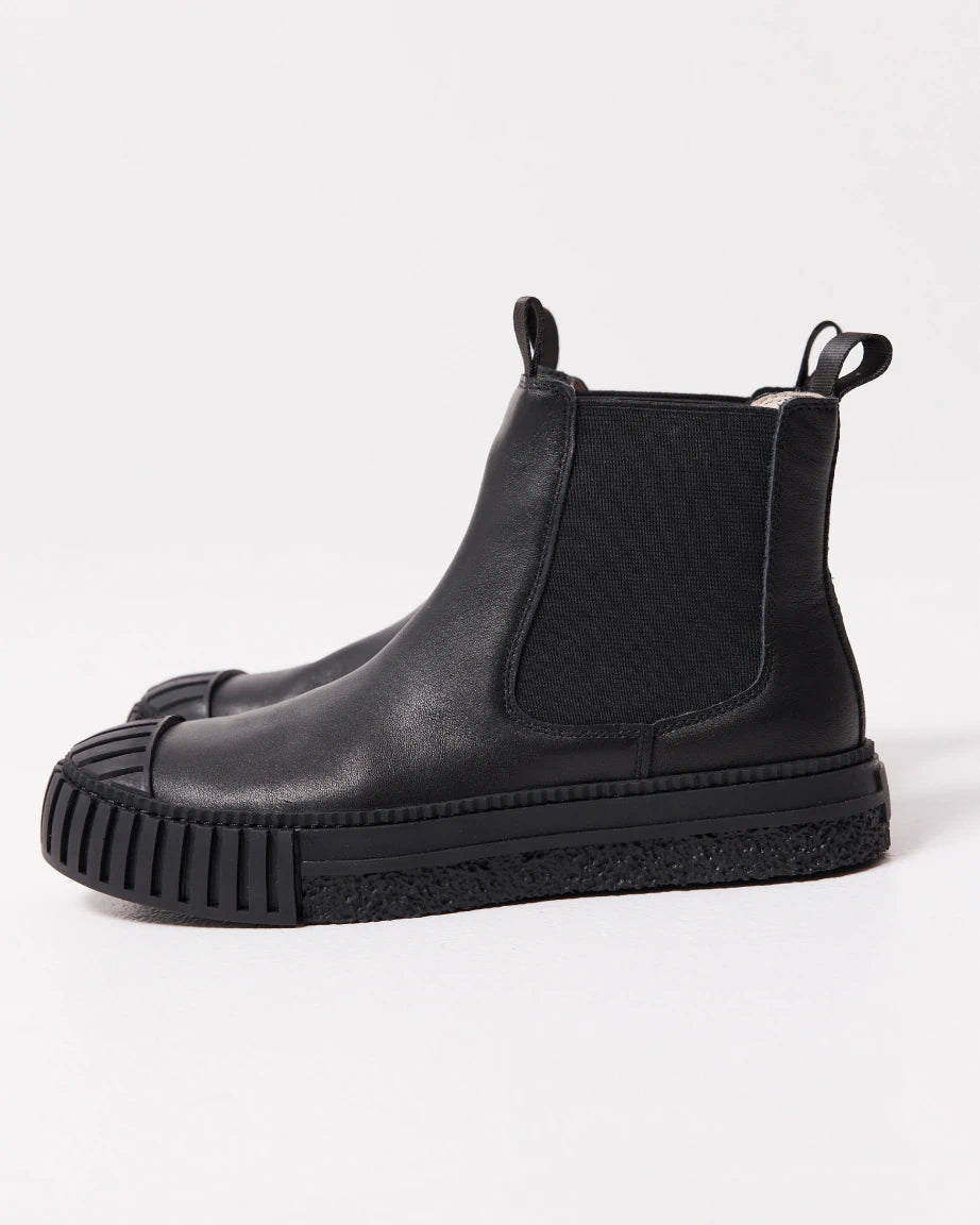 Barbar Chelsea Boots for Men & Women - Black Leather Ankle Boots - Stylish & Comfortable for Casual Outfits, Work & Outdoor Activities