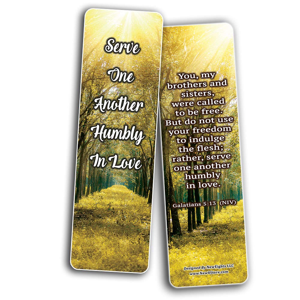 NewEights Inspirational Bible Bookmarks (12-Pack) - Bulk Religious Bookmark Set with Scripture Verses - Perfect for Ministers, Pastors & Bible Study Groups - Ideal for Church Events, Sunday School & Personal Devotion