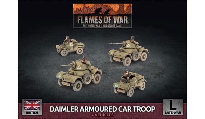 British Daimler Armoured Car Troop Tanks - WWII Military Vehicle Model Kits for Collectors & History Enthusiasts - Perfect for Display, Education & Wargaming Scenarios