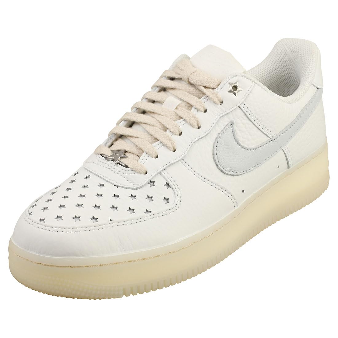 Nike AIR Force 1 07 Women's White Platinum Fashion Sneakers - Size 10.5 US | Comfortable Athletic Shoes for Running, Gym & Casual Wear