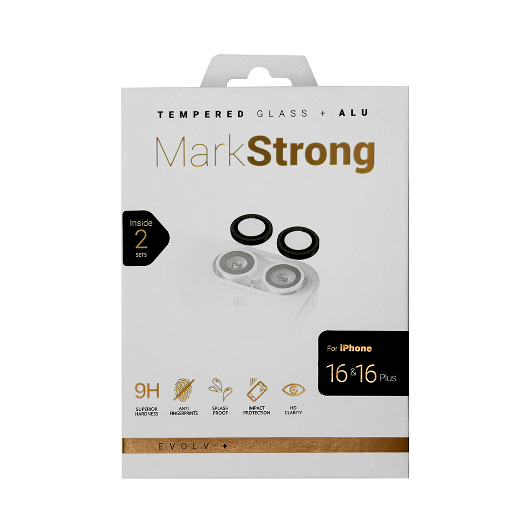 MarkStrong iPhone 16/16PL Camera Protector - HD Clear Screen Protector with Anti-Scratch & Bubble-Free Technology - Perfect for Outdoor Adventures, Travel & Daily Protection