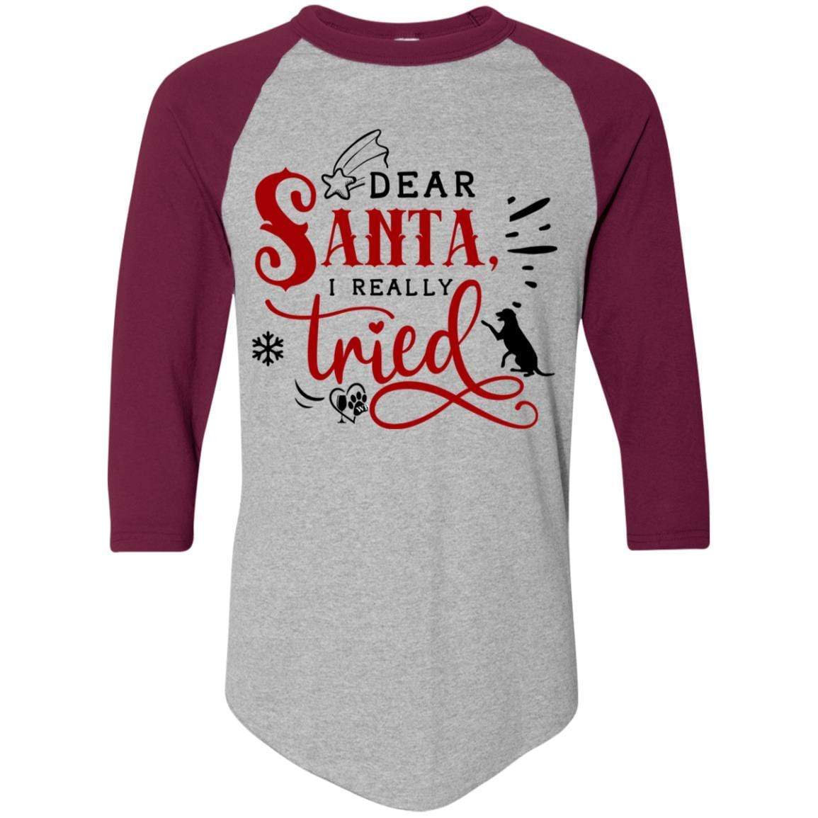 Athletic Heather/Maroon