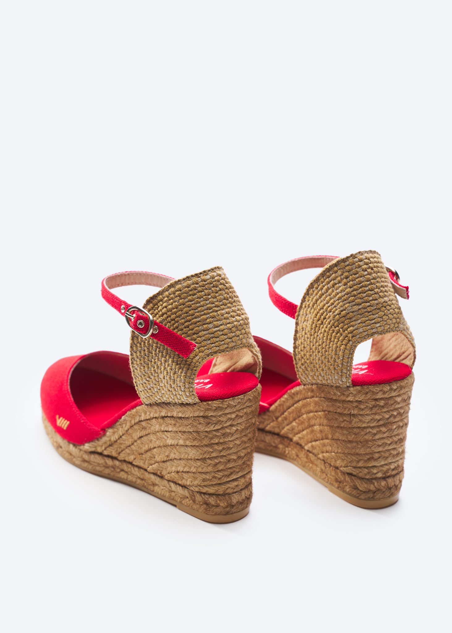 VISCATA Satuna Women's Espadrille Sandals - Comfortable Canvas Wedge Sandals with Adjustable Buckle | Perfect for Beach, Vacation & Summer Outfits