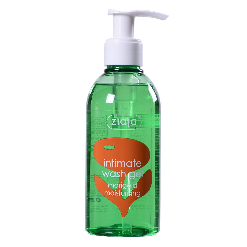 Ziaja Marigold Intimate Wash Gel for Women - pH Balanced Feminine Hygiene Soap - Gentle Cleansing for Sensitive Skin - Perfect for Daily Use & Post-Workout Freshness