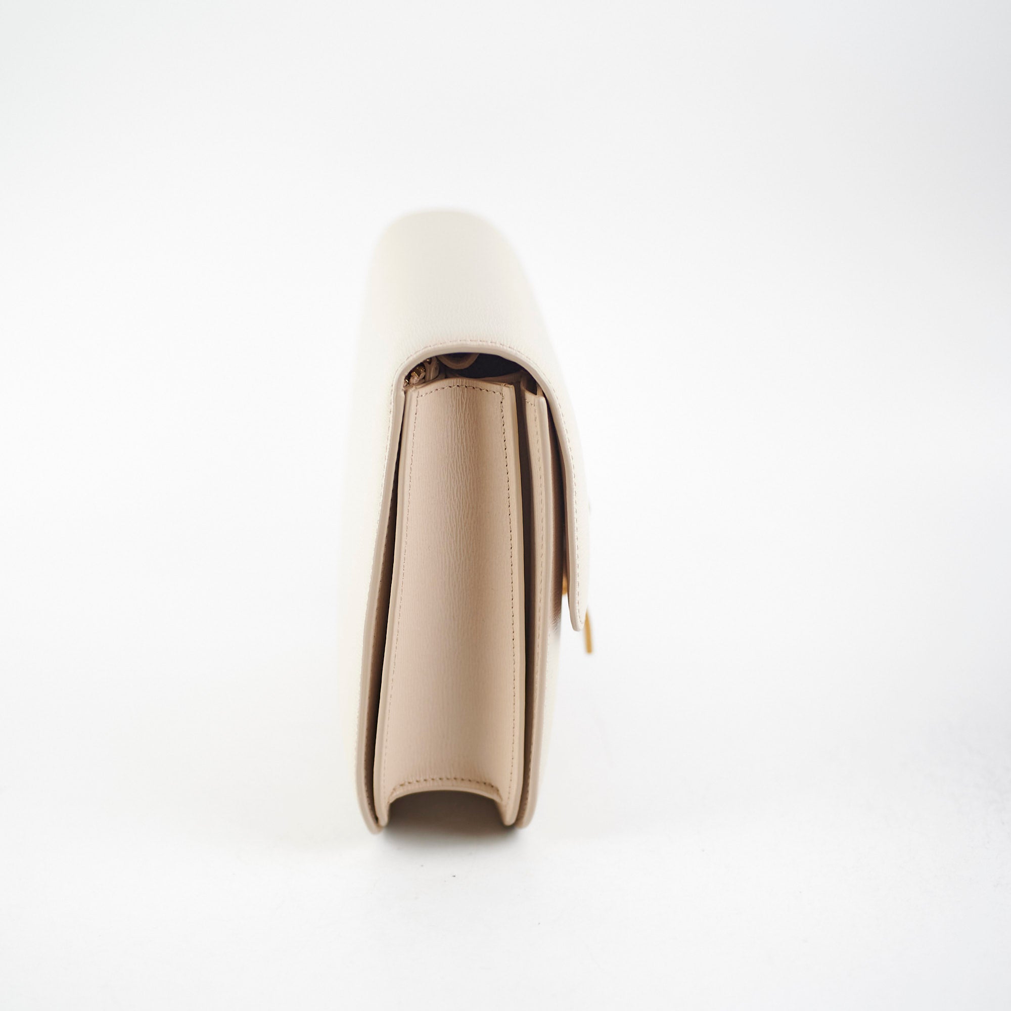 Celine Small Box Bag in Light Beige | Genuine Leather Crossbody Purse for Women | Perfect for Work, Date Night & Everyday Use