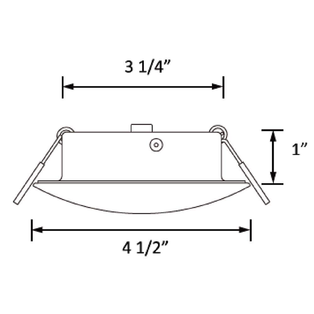 Facon RV Puck Light with Dimmer Switch Set - 6Packs 4.5 Inch and 6Packs 3 Inch Recessed LED Lights, 60W Touch Dimmer - Perfect for RV, Camper, Trailer, and Marine Lighting