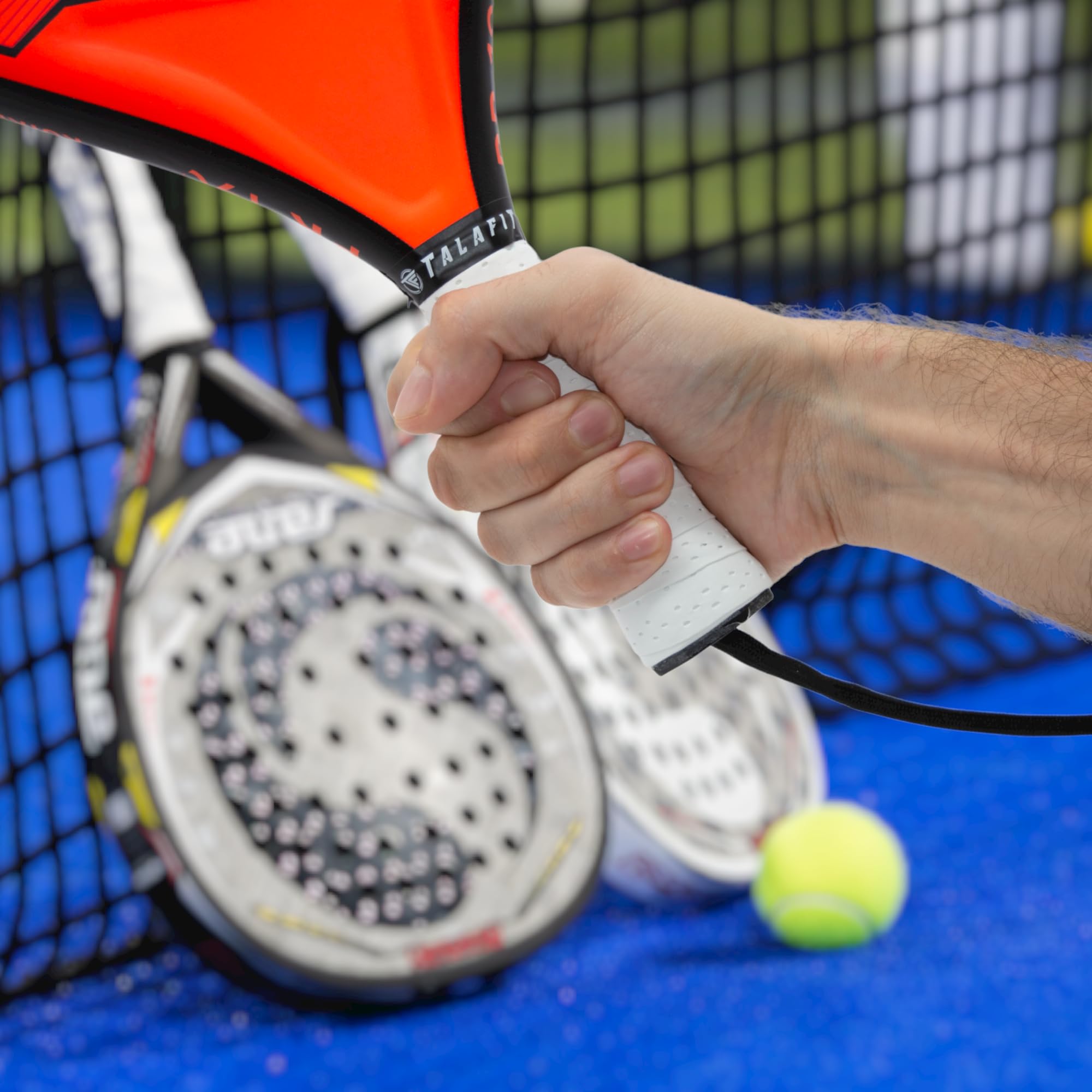 Overgrip PadDel TALAFIT - Perforated Padel Grip for Enhanced Control - Overgrip for Padel Rackets and Tennis - Ideal for Competitive Matches and Training Sessions