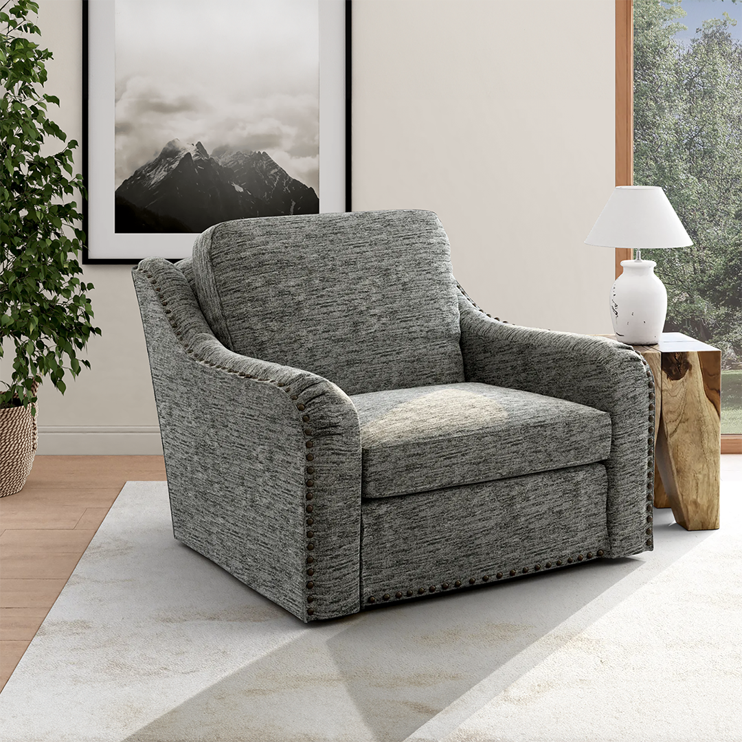 Maxine Down Swivel Chair - 360 Degree Rotating Office Chair with Padded Seat & Backrest, Ergonomic Home Desk Chair for Work, Study, or Gaming - Perfect for Home Office, Study Room, or Dormitory