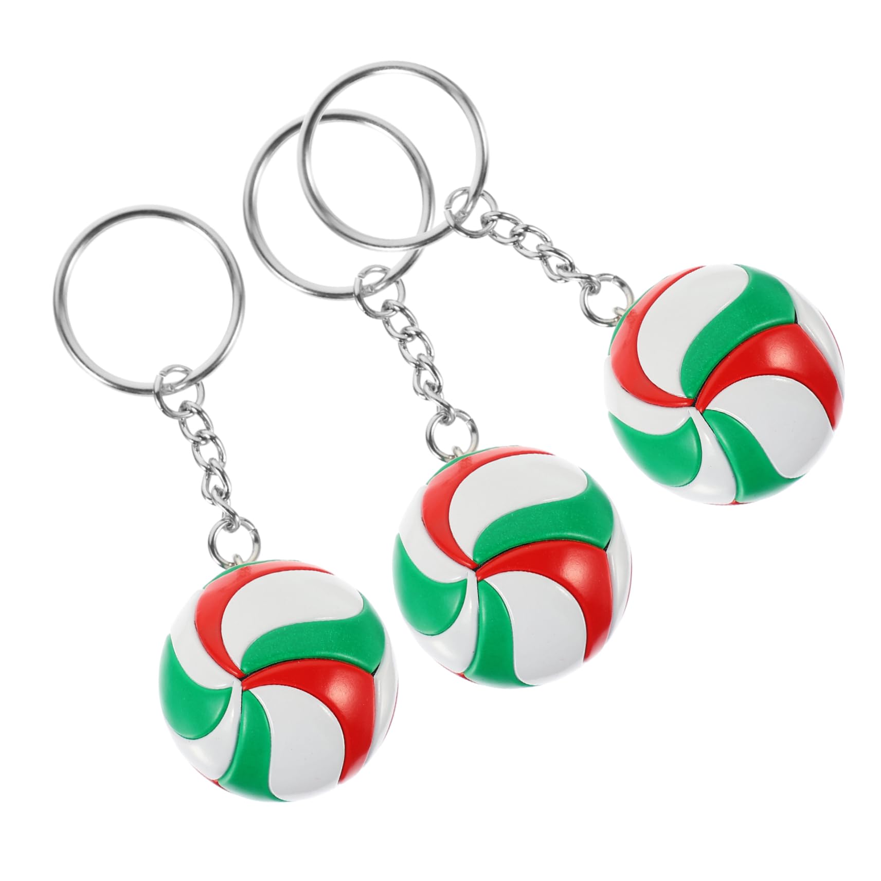 BESPORTBLE Volleyball Keychains - Custom Team Keychains, Bag Pendants, Decorative Volleyball Accessories, DIY Supplies for Sports Enthusiasts and Volleyball Lovers