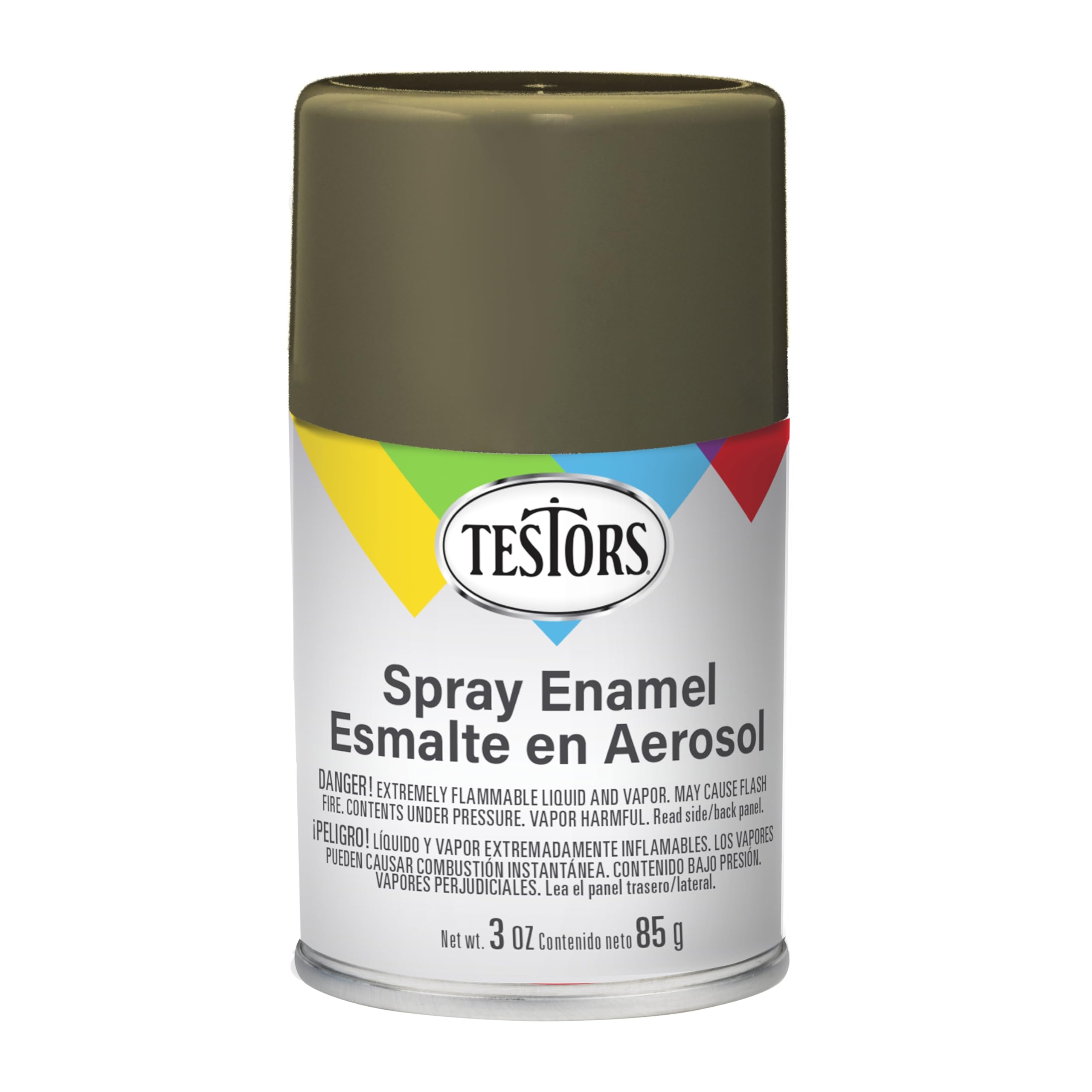 OLV Drab Spray Paint - 3oz Aerosol Can for DIY Projects, Camouflage & Model Painting | Quick-Drying, Matte Finish | Perfect for Crafts, Automotive Touch-Ups & Outdoor Gear