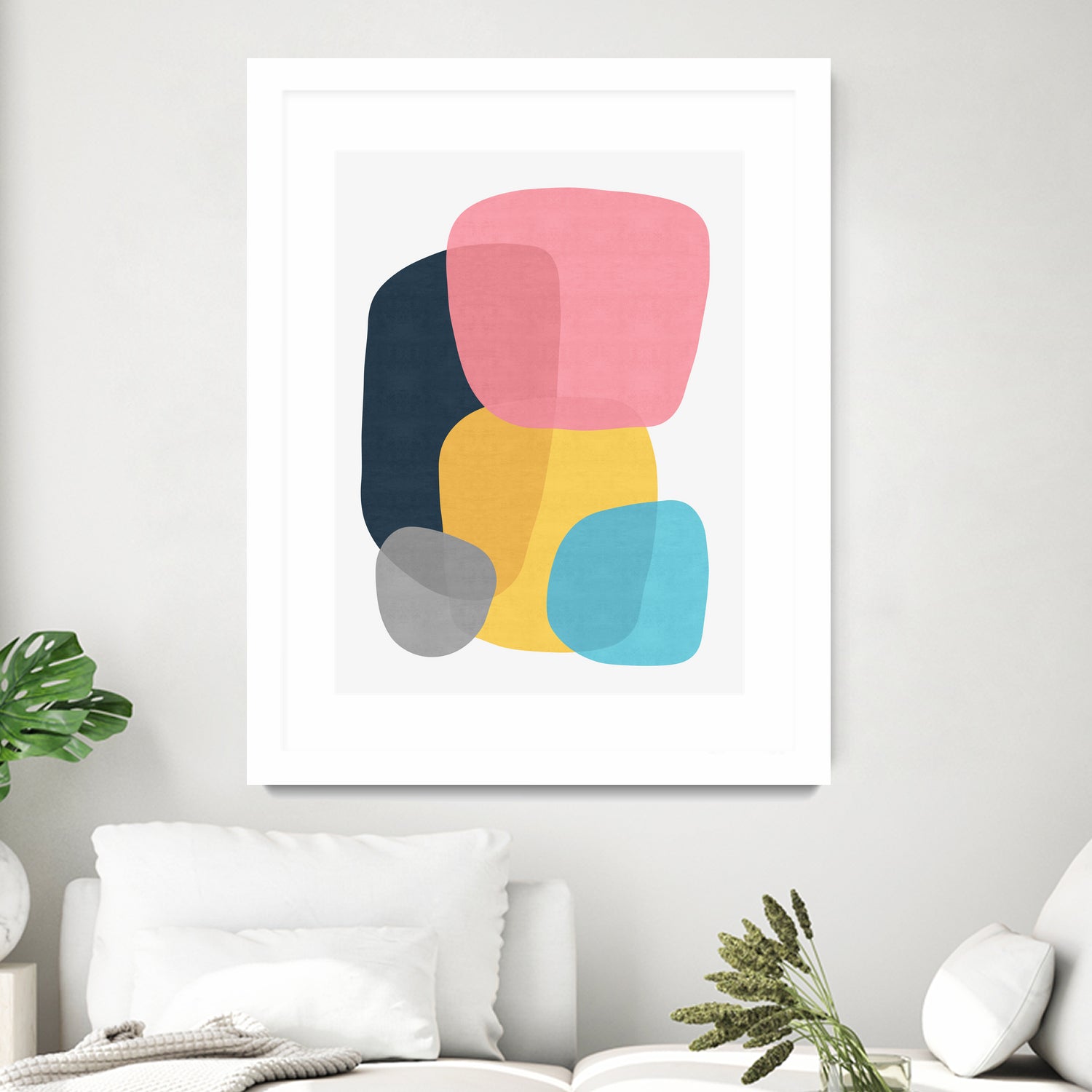 Abstract Vii 2 - Modern Abstract Wall Art Canvas Painting for Home & Office Decor | Perfect for Living Room, Bedroom, or Workspace