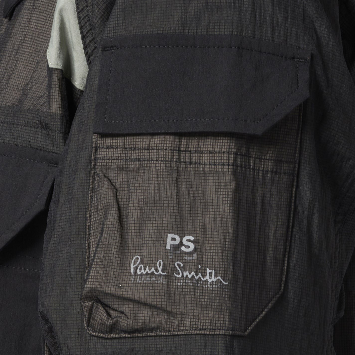 Paul Smith Contrast Panel Hooded Shell Jacket - Waterproof Windbreaker for Men | Outdoor Hiking, Running & Travel Jacket