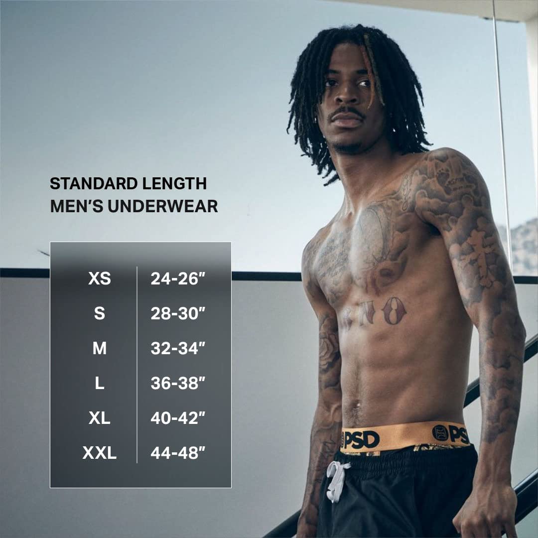 PSD Men's Spongebob Squarepants Boxer Briefs - Breathable & Supportive Underwear with Moisture-Wicking Fabric for All-Day Comfort - Perfect for Casual Wear, Sleep & Lounge