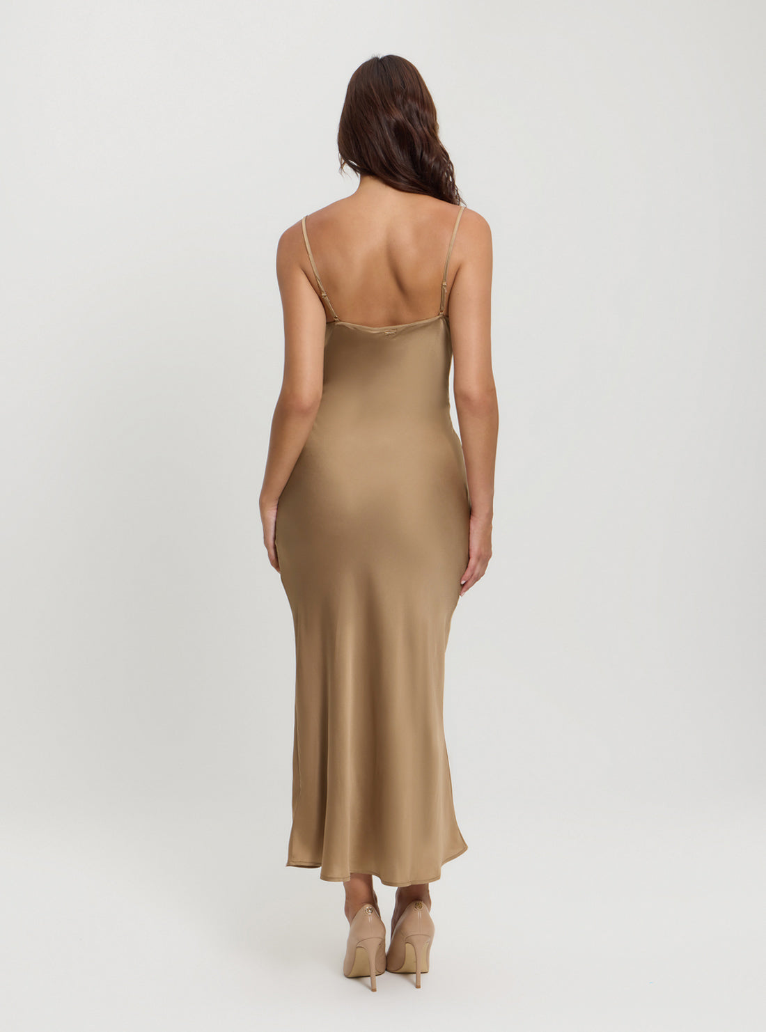 Eco-Friendly Brown Akilina Maxi Dress for Women - Sustainable Fashion, Boho Style, Perfect for Beach, Vacation & Summer Outfits