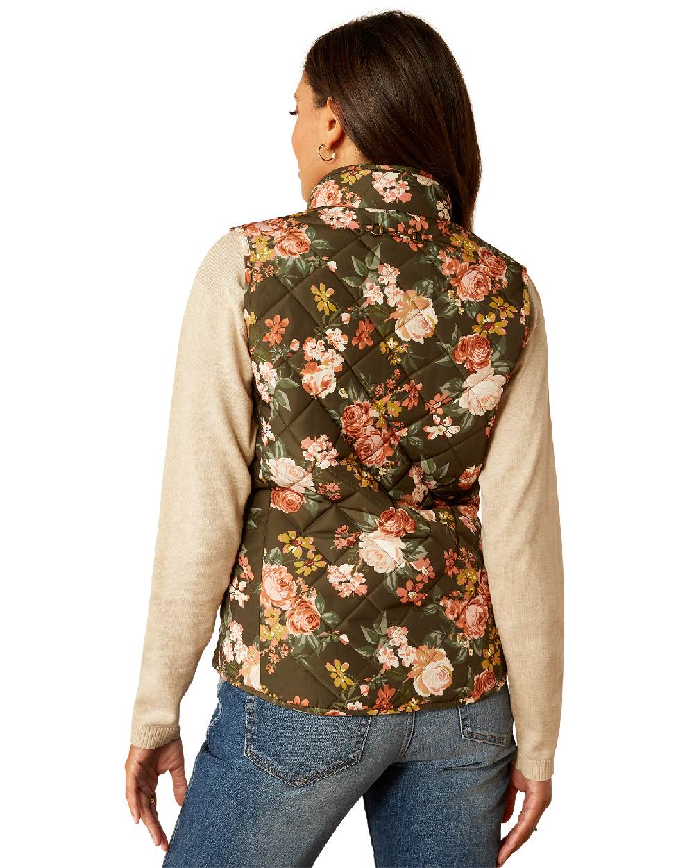 Ariat Women's Woodside Quilted Gilet Vest - Lightweight Puffer Jacket for Outdoor Riding & Casual Wear