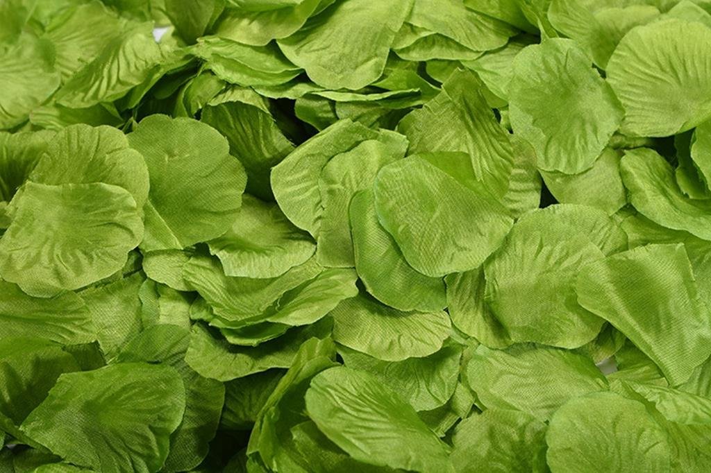 4000 Pcs Blackish Green Silk Rose Petals - Premium Wedding Flower Decorations for Aisle, Table Scatter & Romantic Event Decor