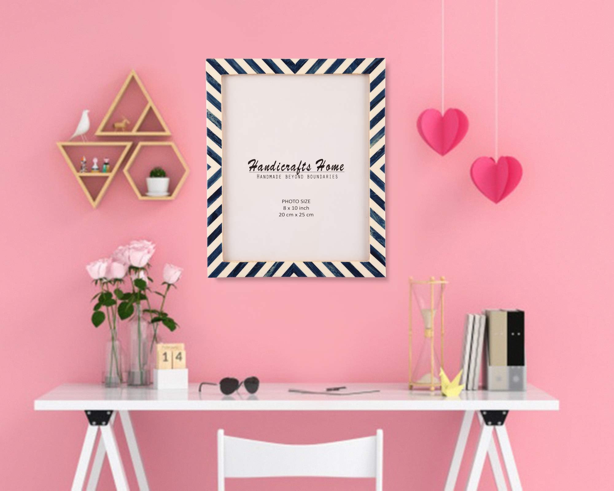 Handmade 8x10 Picture Frames 2-Pack - Wall & Tabletop Display for Home Decor Gifts