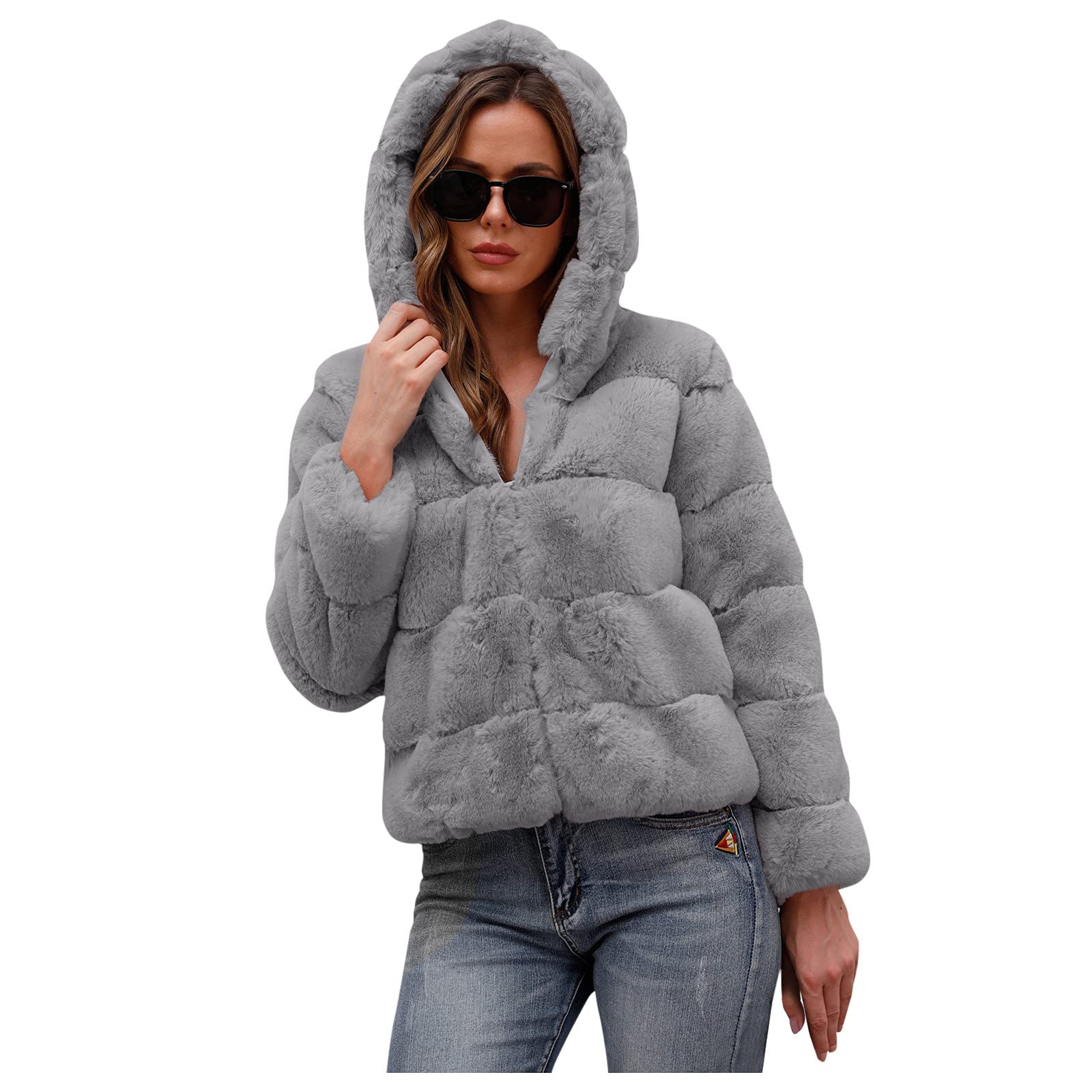 Women's Fashion Streetwear Jacket - Comfy Loose Fit Long Sleeve Sweatshirt Outerwear for Winter | Casual Winter Coat for Daily Wear, Outdoor Activities & Street Style