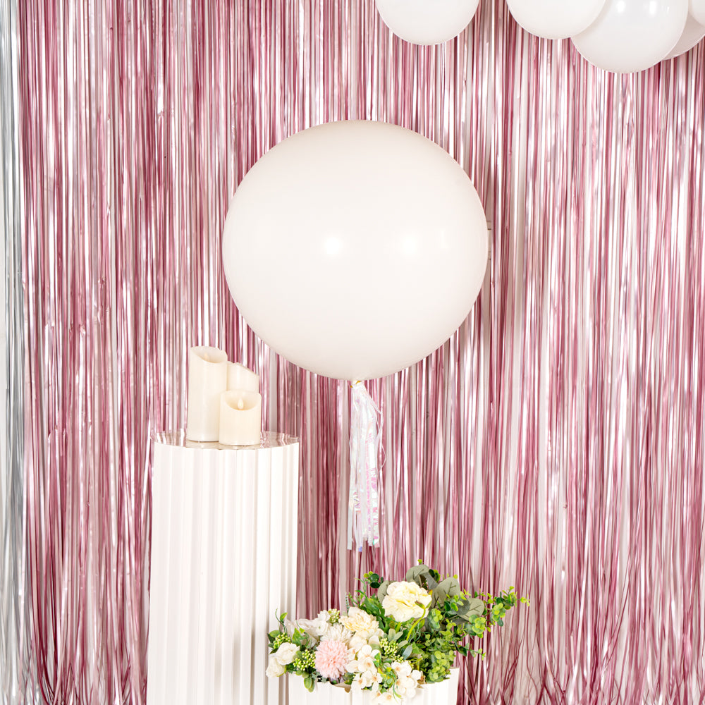 Balloonify Matte White Latex Balloons - 36 Inch, Pack of 10 | Perfect for Birthday Parties, Weddings & Baby Showers