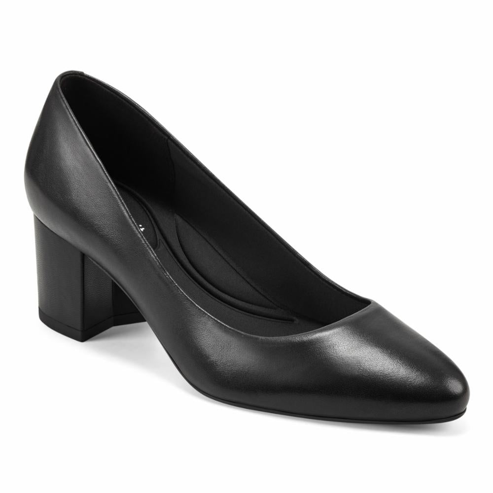 Easy Spirit Women's Cosma Black M Slip-On Sneakers - Comfortable Casual Shoes for Walking, Travel & Everyday Wear