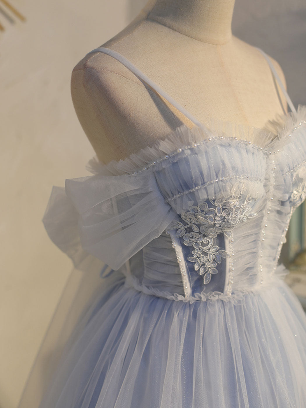 Blue Sweetheart Neck Tulle Lace Short Prom Dress - Puffy Homecoming Ball Gown for Teens | Perfect for Prom Night, Homecoming Dance & Special Occasions