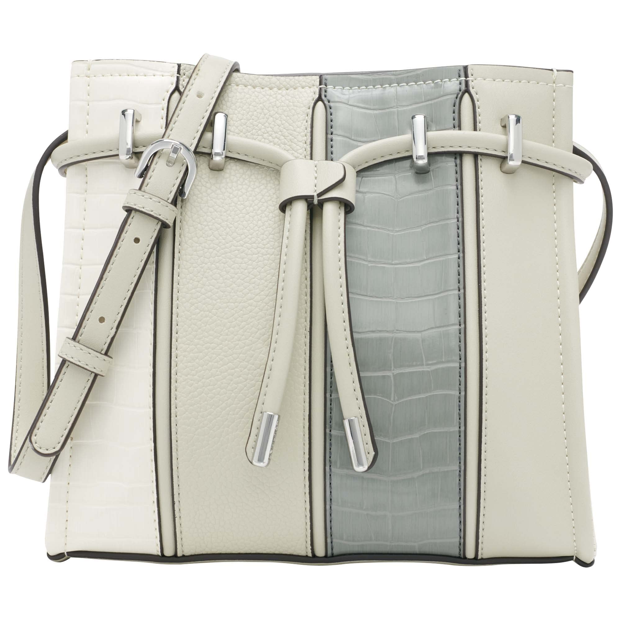 Calvin Klein Fatima Drawstring Bucket Crossbody Bag for Women - Stylish & Lightweight Shoulder Purse - Perfect for Everyday Use, Travel & Shopping