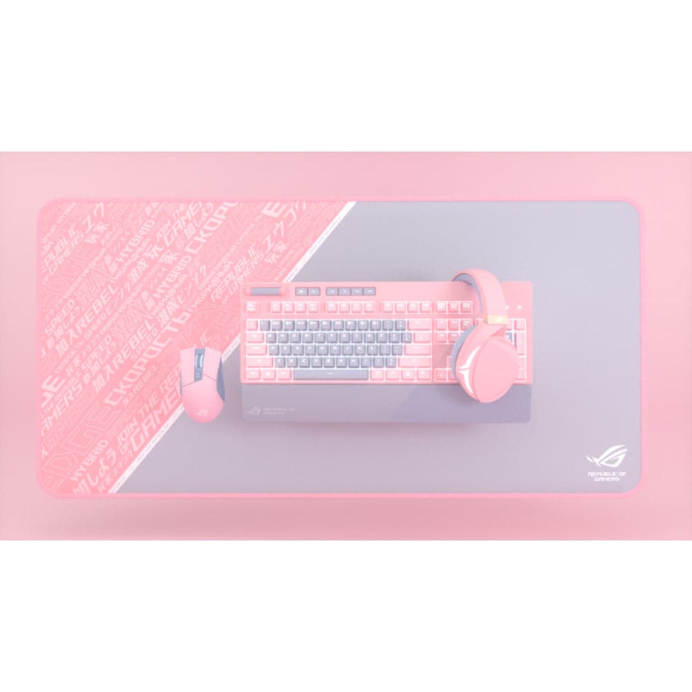 ASUS ROG Sheath PNK Edition XXL Gaming Mouse Pad - Non-Slip Surface, Smooth Tracking for PC & Console Gaming - Perfect for FPS, MOBA and Esports Players