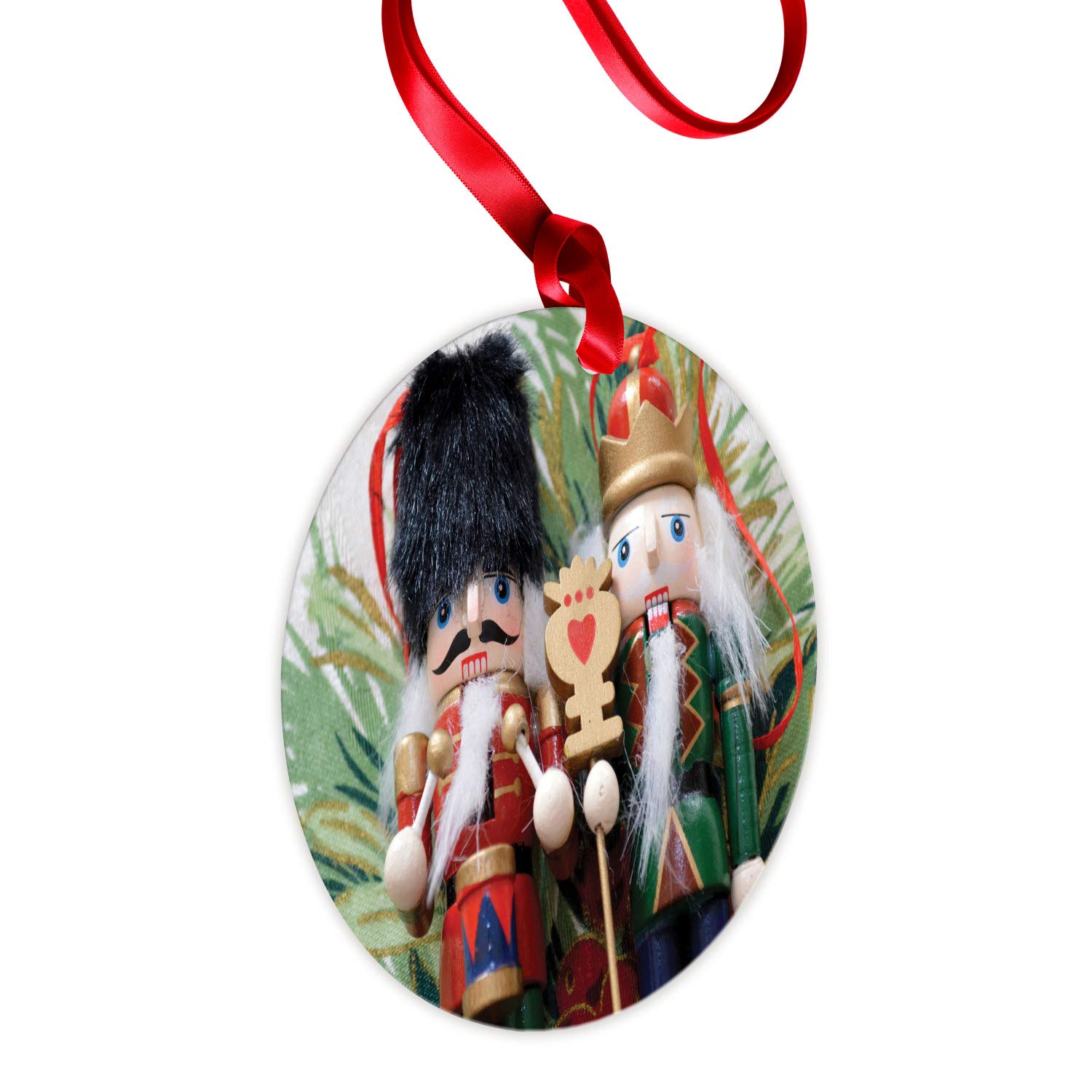 Christmas Nutcracker Flat Ornament - 3.9