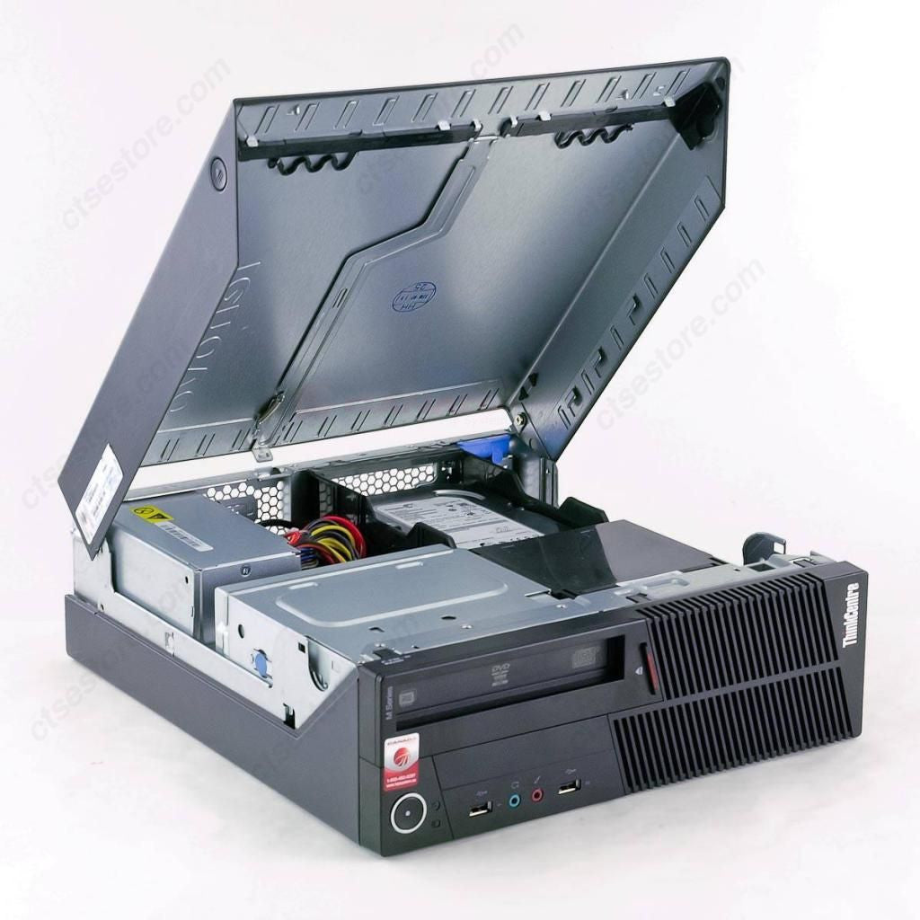 Lenovo ThinkCentre M92P SFF Desktop Computer - Intel Core i5-3470 Quad-Core 3.2GHz, 32GB RAM, 512GB SSD, Windows 10 Pro - USB 3.0, VGA, DisplayPort, WiFi - Includes Keyboard & Mouse (1 Year Warranty) - Perfect for Office Work, Home Computing & Business Applications