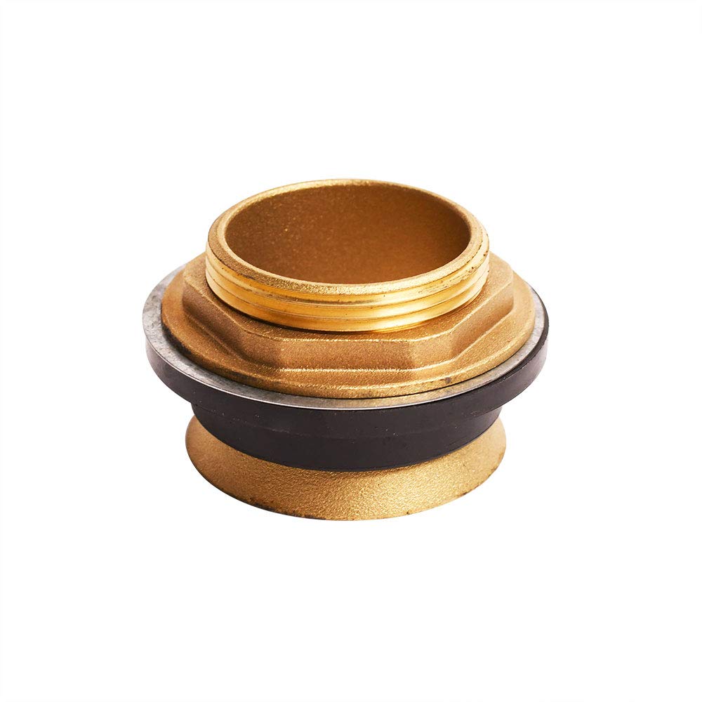 3/4 Inch Closet Spud with Washer - Durable Brass Plumbing Fitting for Toilet Flange Repair & Installation - Perfect for Bathroom, Home & Commercial Use