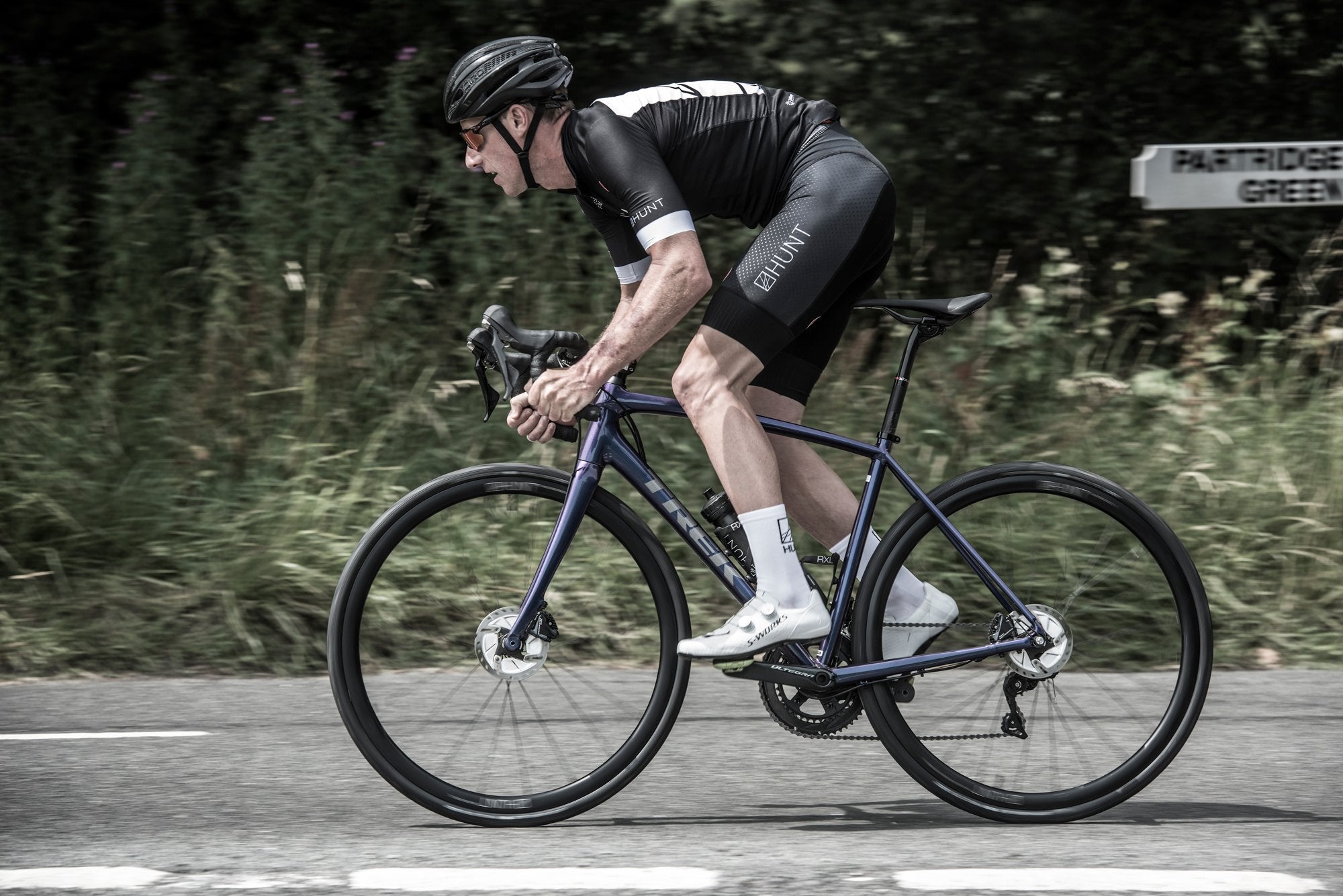 HUNT 34 Aero Wide Disc SL Wheelset - Lightweight Carbon Road Bike Wheels for Racing & Performance Cycling | Perfect for Triathlon, Time Trials & Road Racing