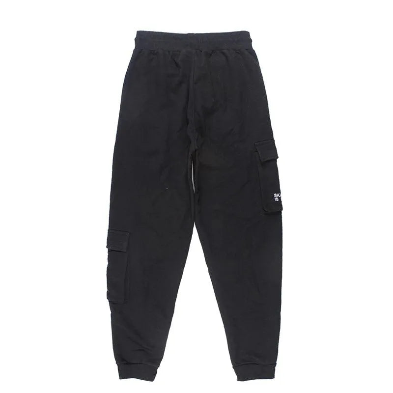 Santa Cruz Boys' Cargo Jogger Pants - Rustic Black Casual Jogging Pants for Kids | Perfect for Outdoor Play, School & Everyday Wear