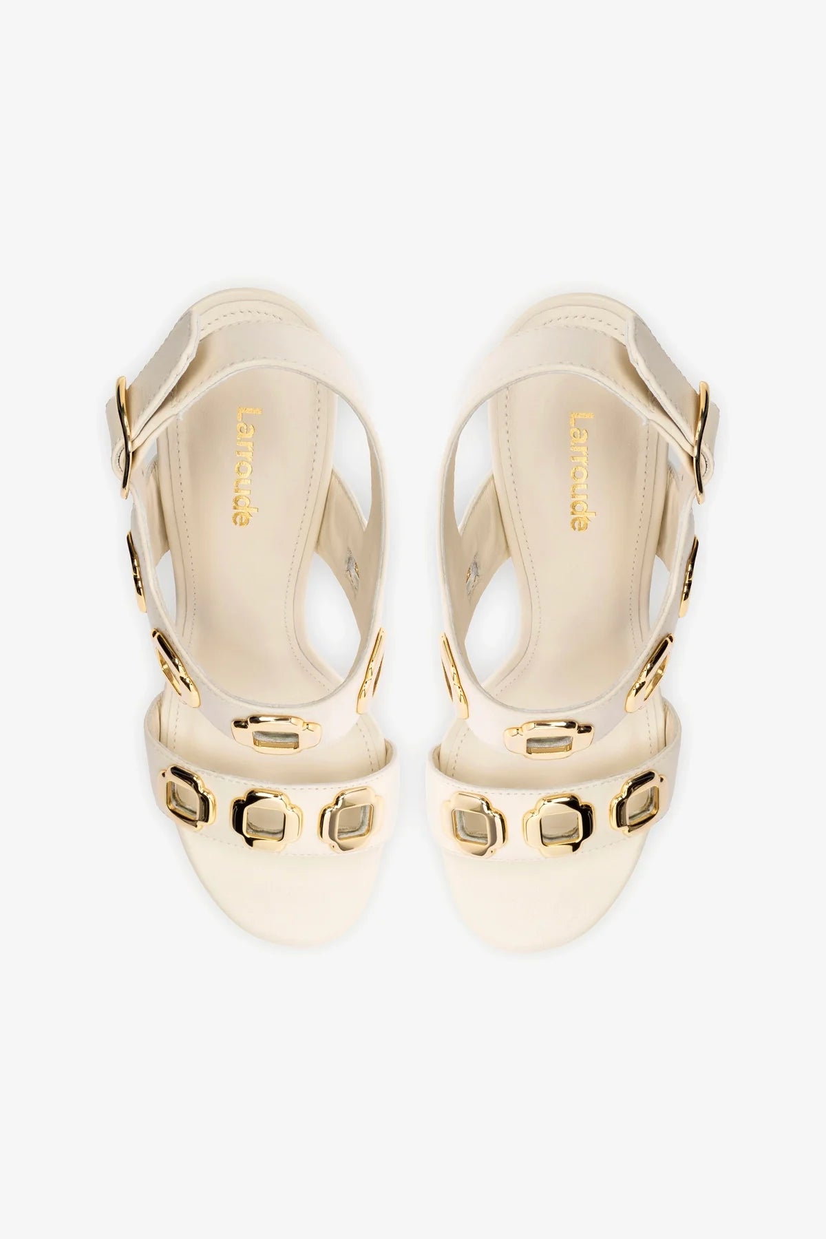 Milan Hi Sandal Women's Ivory Leather Sandals - Comfortable & Stylish Summer Casual Shoes for Beach, Vacation, and Everyday Wear