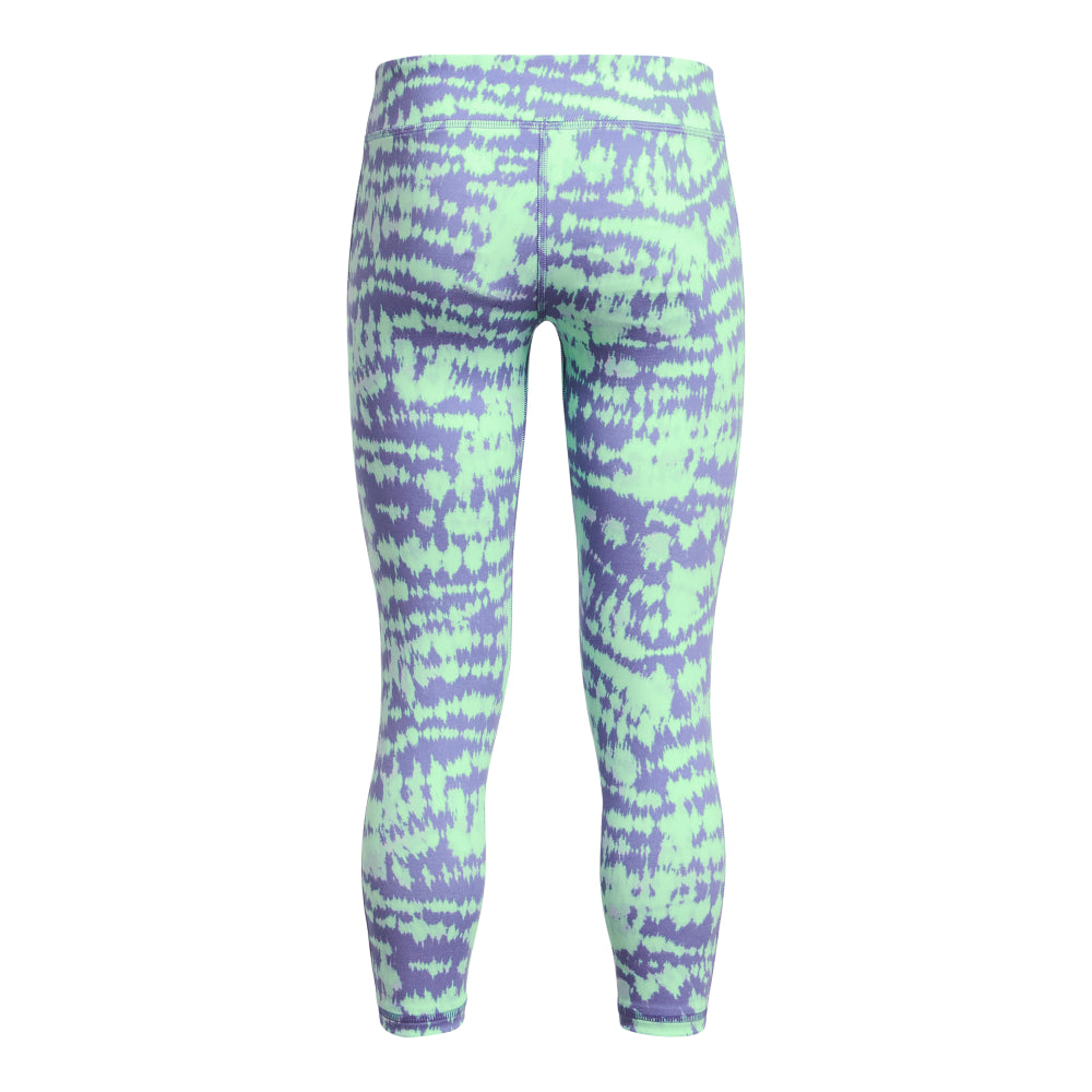 Under Armour Girls' Printed Motion Crop Top - Breathable & Moisture-Wicking Athletic Shirt for Running, Yoga & Sports Training