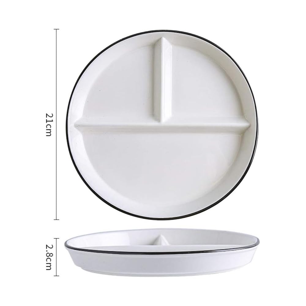 Ceramic Dinosaur Portion Plate - 8