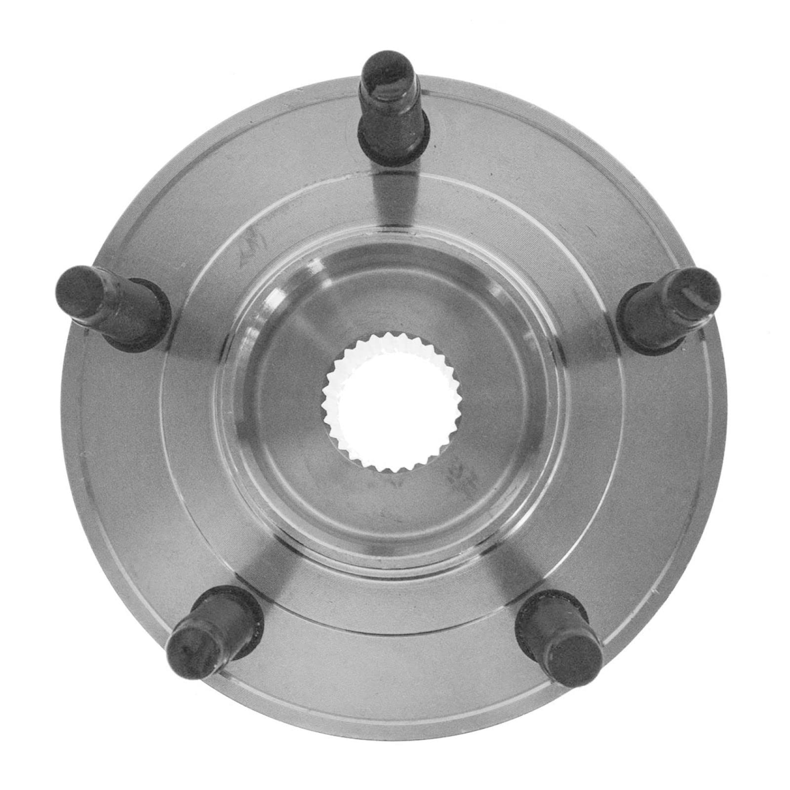 High-Performance Front Wheel Bearing & Hub Assembly with Ceramic Brake Pads & Rotors Kit - Compatible with Ford F150, F250, Mustang - Perfect for Off-Roading, Towing & Performance Driving