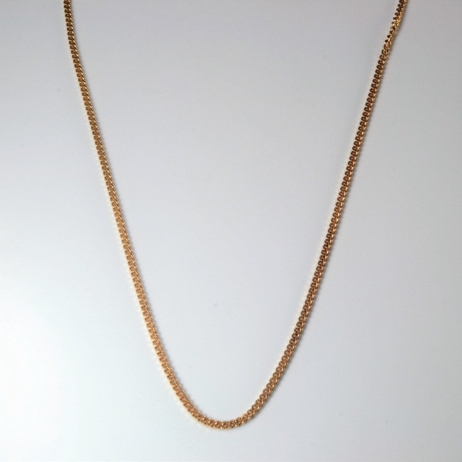 10K Rose Gold Cable Chain Necklace for Women - 20 Inch Dainty & Elegant Jewelry - Perfect for Everyday Wear, Gifts & Special Occasions