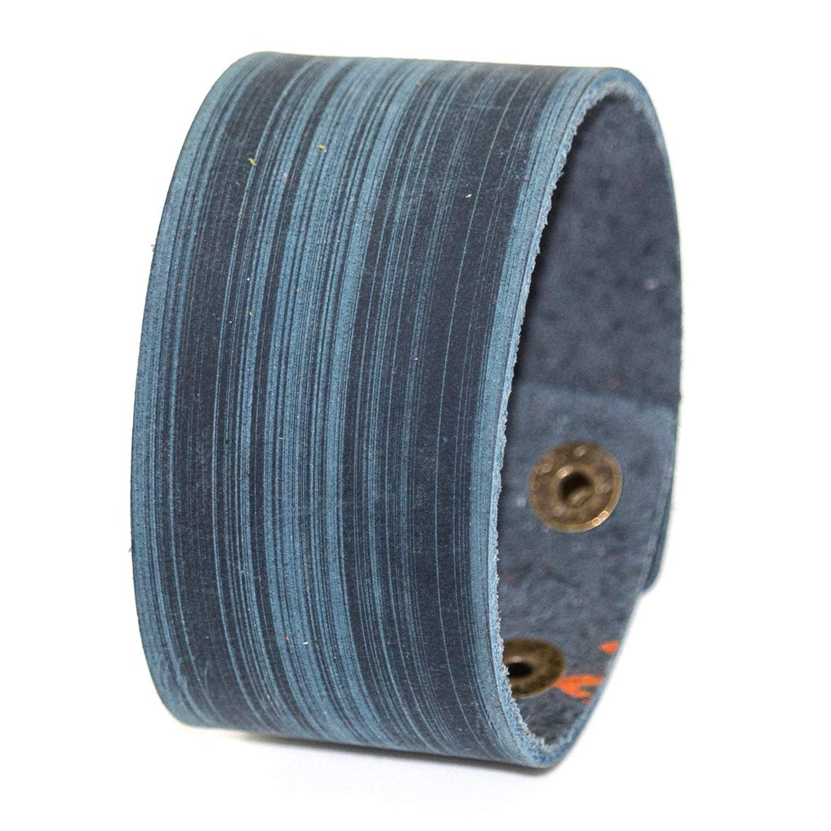 Punk Rock Wide Faux Leather Wristband - Retro Adjustable Snap Bracelet Arm Band Cuff for Men & Women - Perfect for Concerts, Costumes, and Gothic Fashion