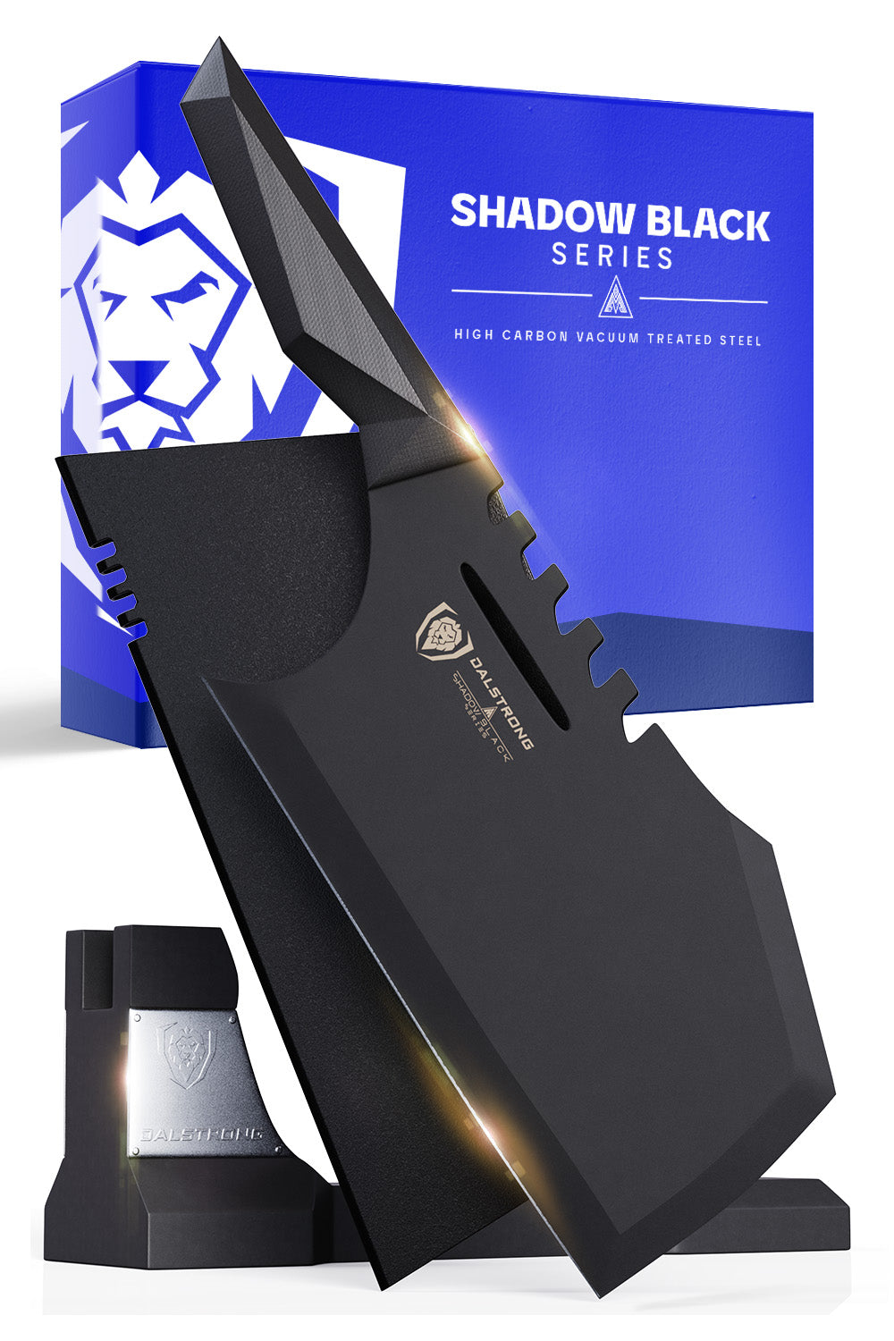 Dalstrong Shadow Black Series 9-Inch Meat Cleaver - NSF Certified Heavy Duty Kitchen Knife for Chopping, Slicing & Butchering Meat | Perfect for Home Chefs & Professional Kitchens