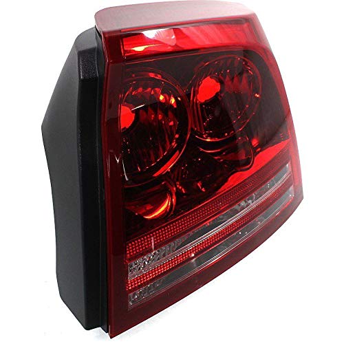 2006-2008 Dodge Charger Passenger Side Tail Light Replacement - OEM Style LED Brake Lamp for Night Driving & Enhanced Safety