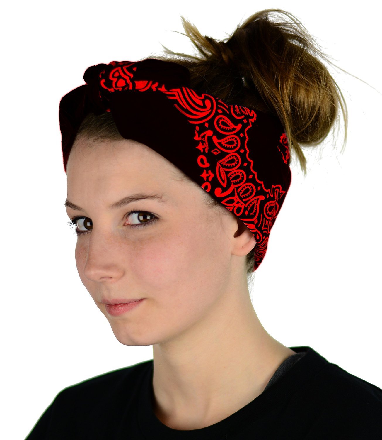Mato & Hash Large Bandanas 27x27 Inches - Classic Paisley Pattern Bandana for Bikers, Cowboy, Outdoor & Fashion Accessories - Perfect for Motorcycle Rides, Western Style, Camping and Headwear