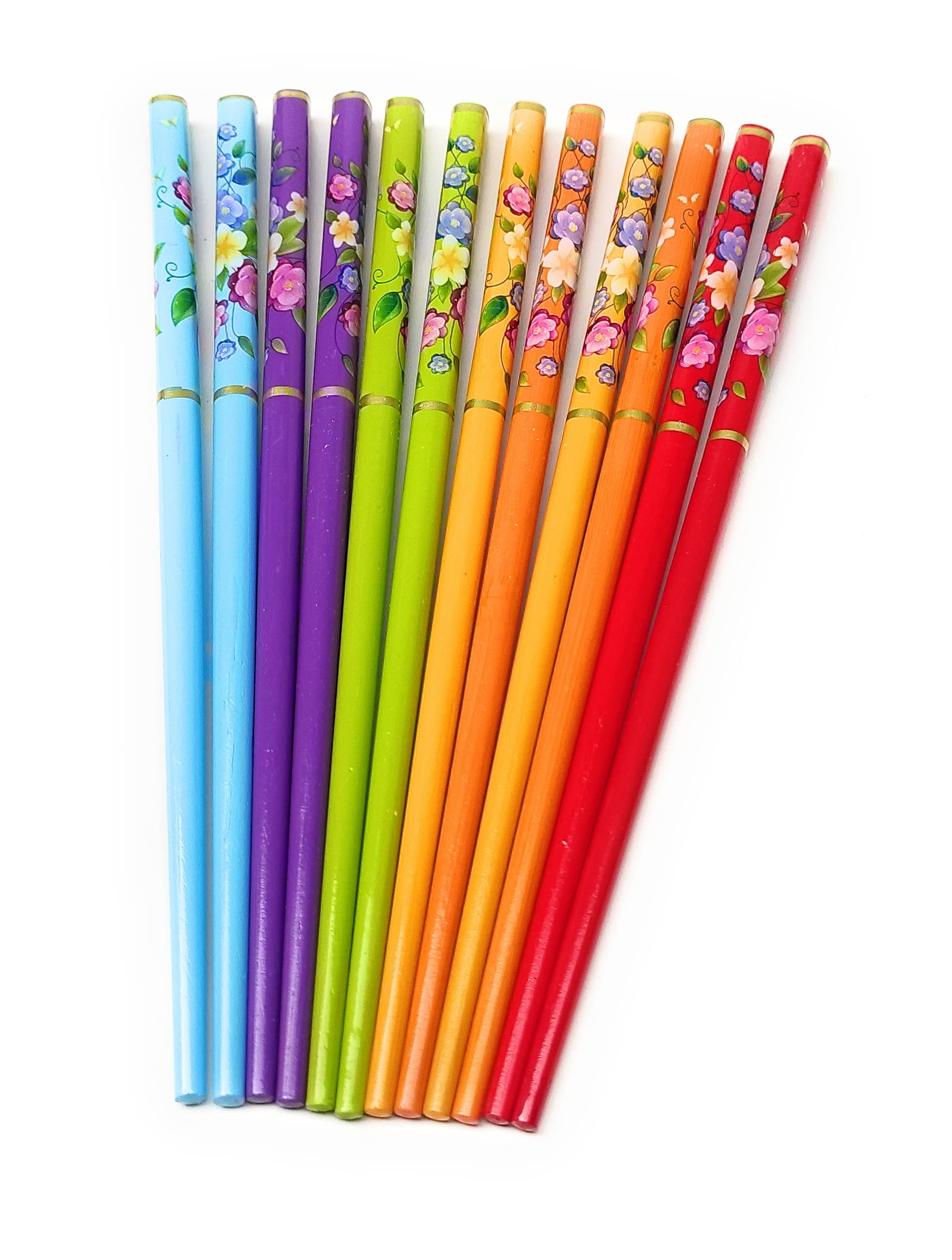 MOOLYAVAAN Handmade Wooden Hair Stick - Natural Juda Pin, Hair Clip, Bun Stick for Women - 4 Pack Multicolor Hair Accessories for Updos, Braids & Special Occasions