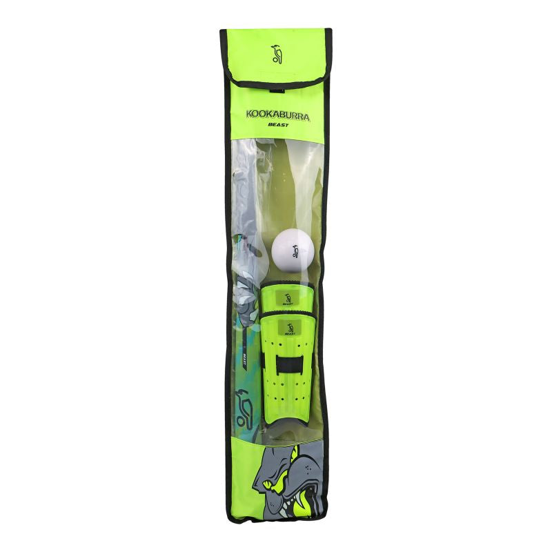 Kookaburra Beast Cricket Bat Starter Pack – Premium Quality for Beginners | Perfect for Practice & Training Sessions