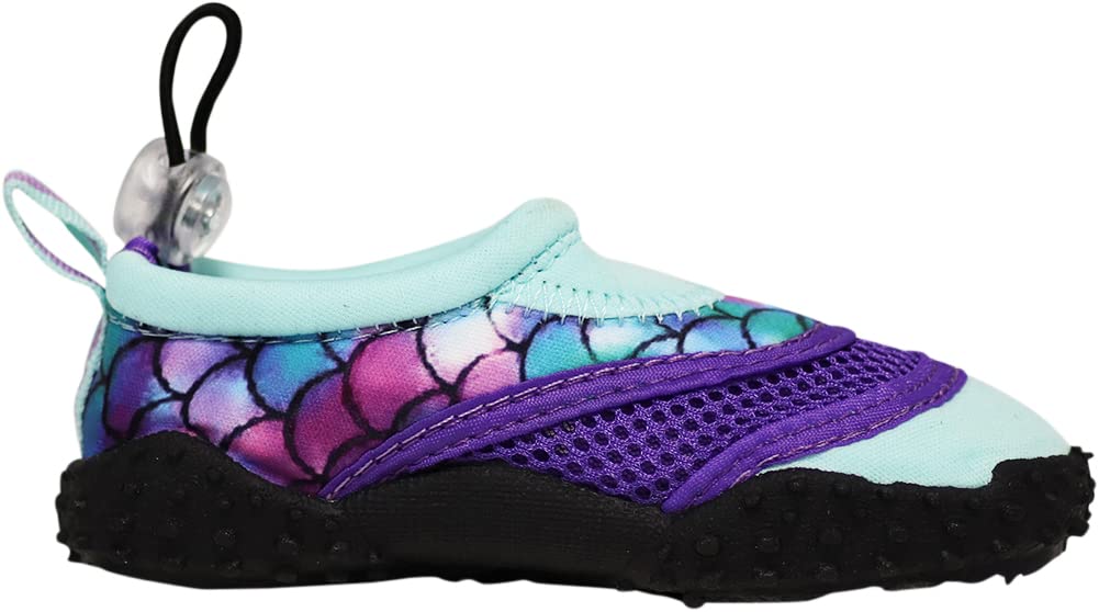 NORTY Wave Aqua Sock - Kids Water Shoes for Swimming, Beach & Pool - Breathable Quick-Dry Aqua Socks with Non-Slip Sole - Perfect for Beach Vacation, Water Parks & Outdoor Activities
