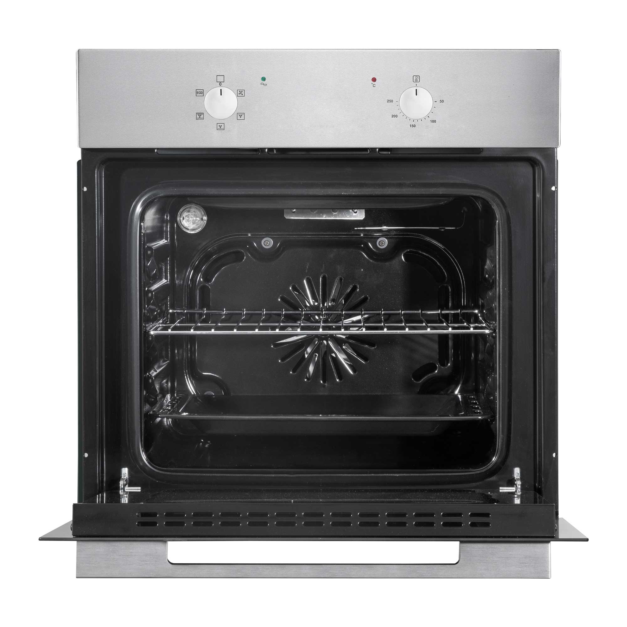 Baridi 60cm Built-In 5 Function Fan Assisted Oven - 55L Stainless Steel Electric Oven with Convection Baking | Perfect for Home Kitchens & Small Restaurants